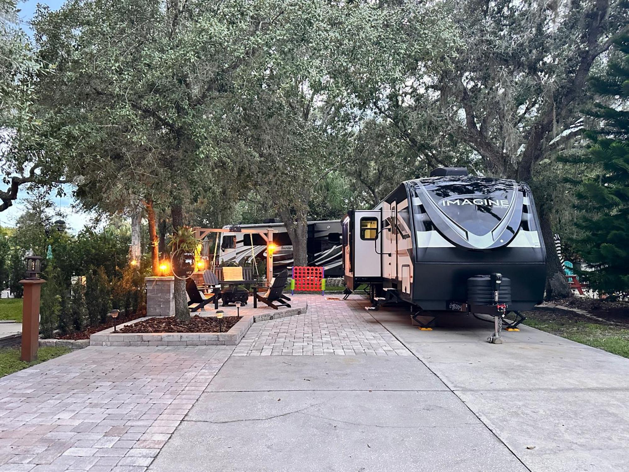 Camper Rv In Camping