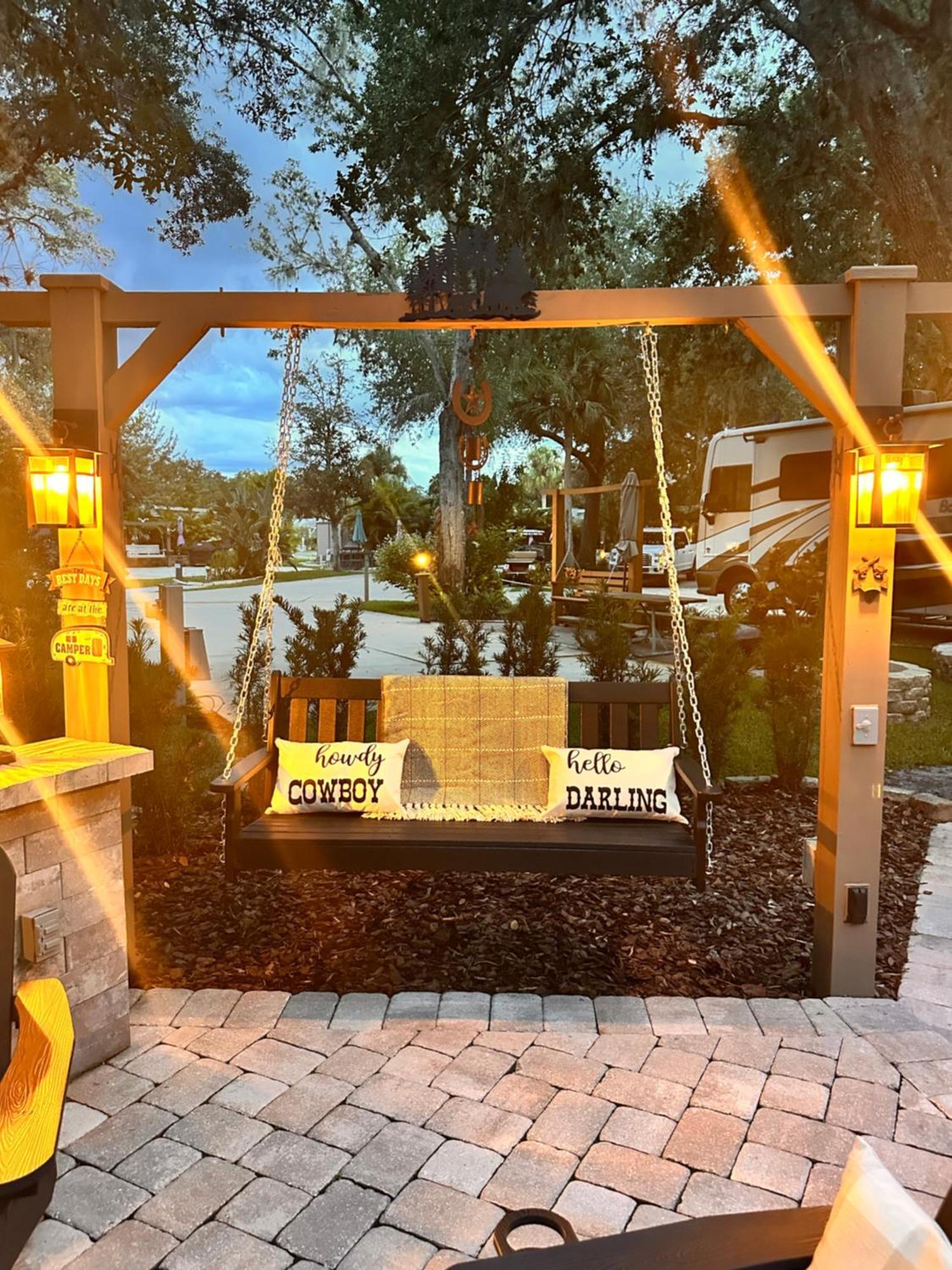 Camper Rv In Camping